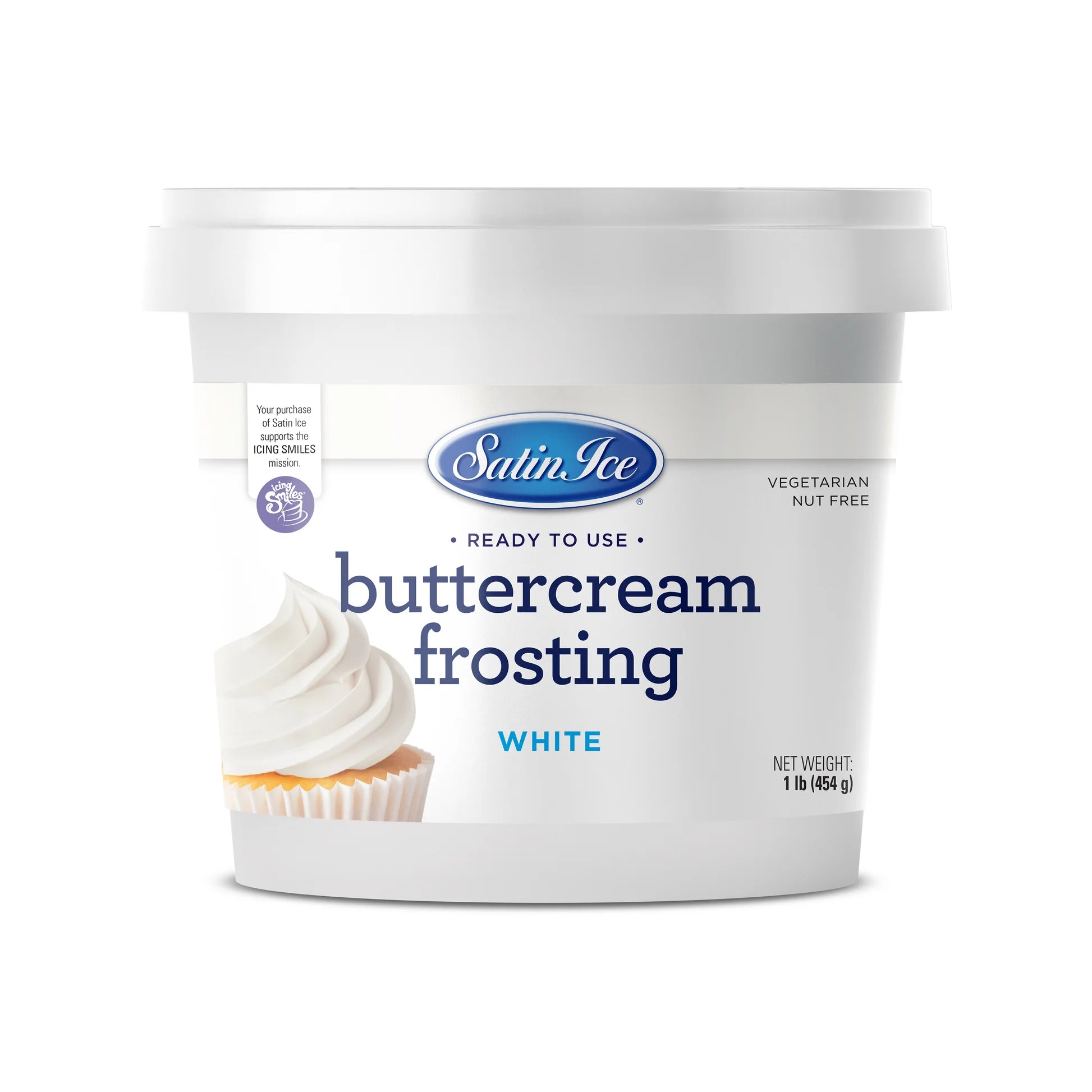 Satin Ice 1 Lb. Bright White Buttercream