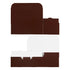 27BR - 5 1/2 x 2 3/4 x 1 3/4 Brown Candy & Fudge Boxes- 1/2 lb.