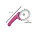 NY Cake Mini Fondant Wheel Cutter 1-3/4' Diameter
