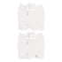 16W - 3 1/2 x 2 x 1 11/16 White Bow Top Favor Boxes Large