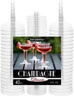 Champagne Glasses PartyE 40ct