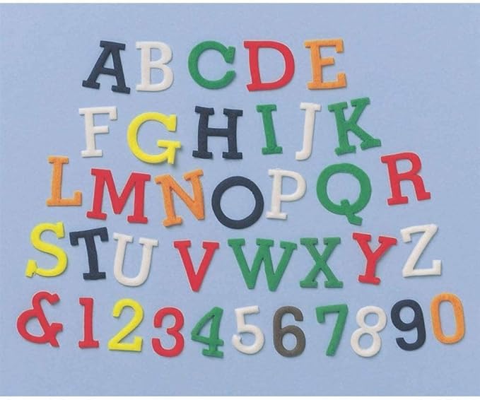 FMM Alphabet & Number Set Upper Case 1.5cm