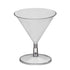 PartyE 2oz Mini Plastic Martini Glass - 12ct