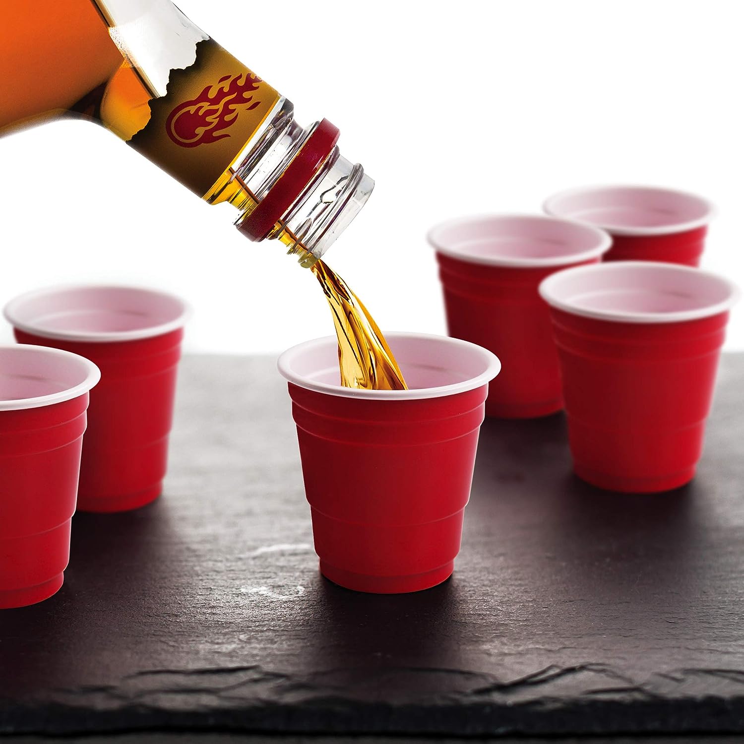 2oz Red Shot Glass 20ct Party Essentials