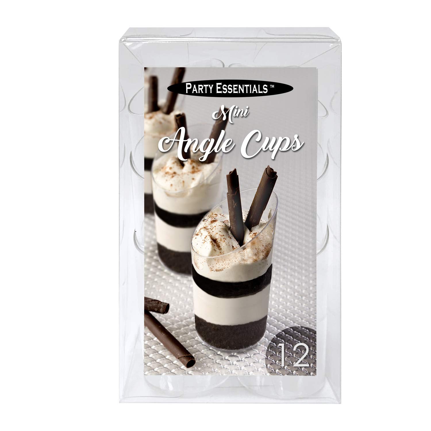 3oz Mini Angle Cups 12ct Party Essentials