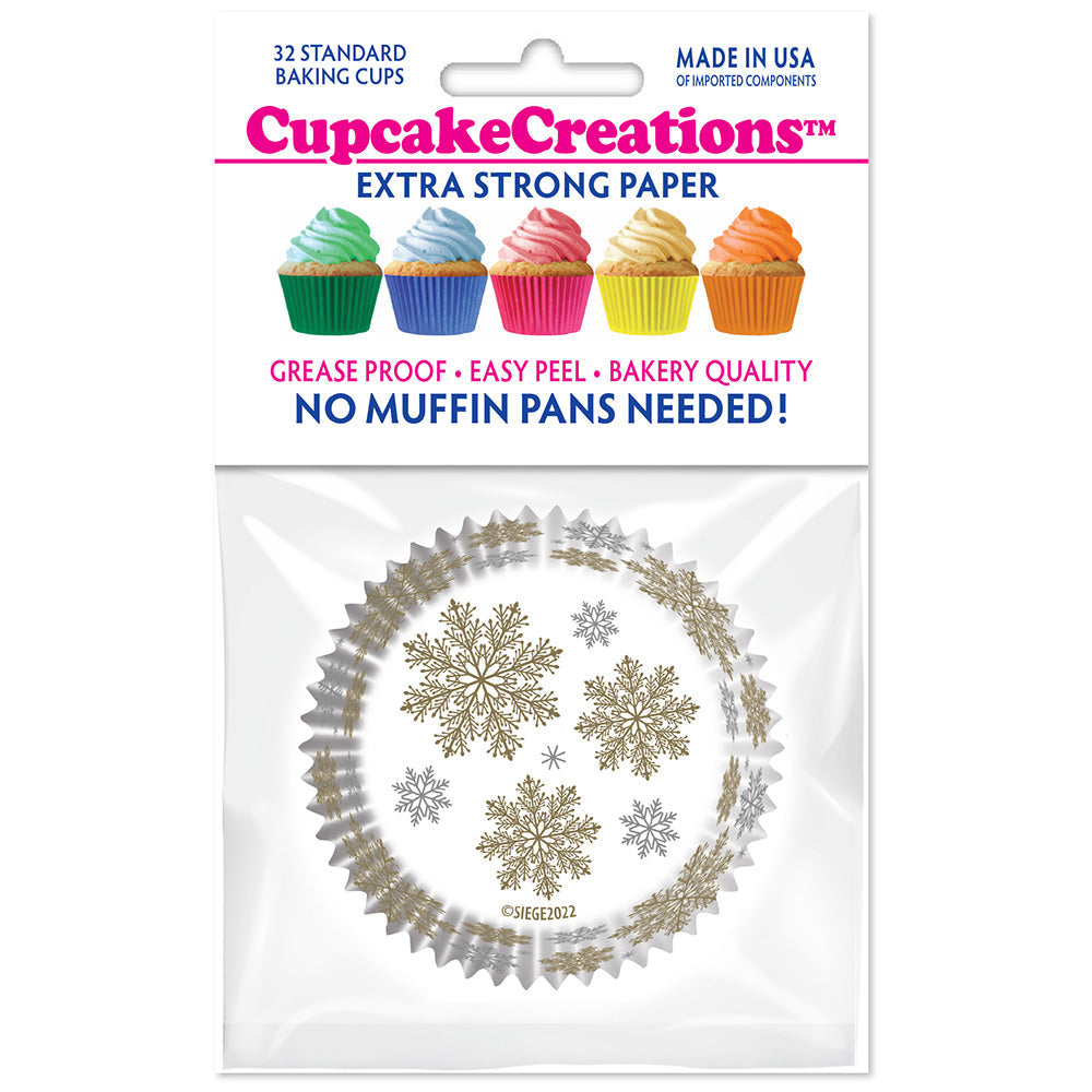 Cupcake Creations Elegant Snowflakes