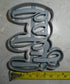 YNG 'Baby!' Word Fondant Cutter