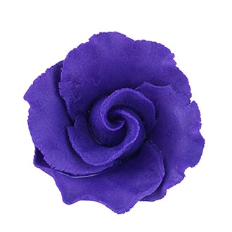 148PU- Med Formal Rose On Wire - Purple