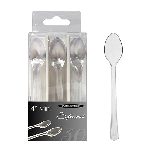 PartyE 4' Mini Spoons - 30ct