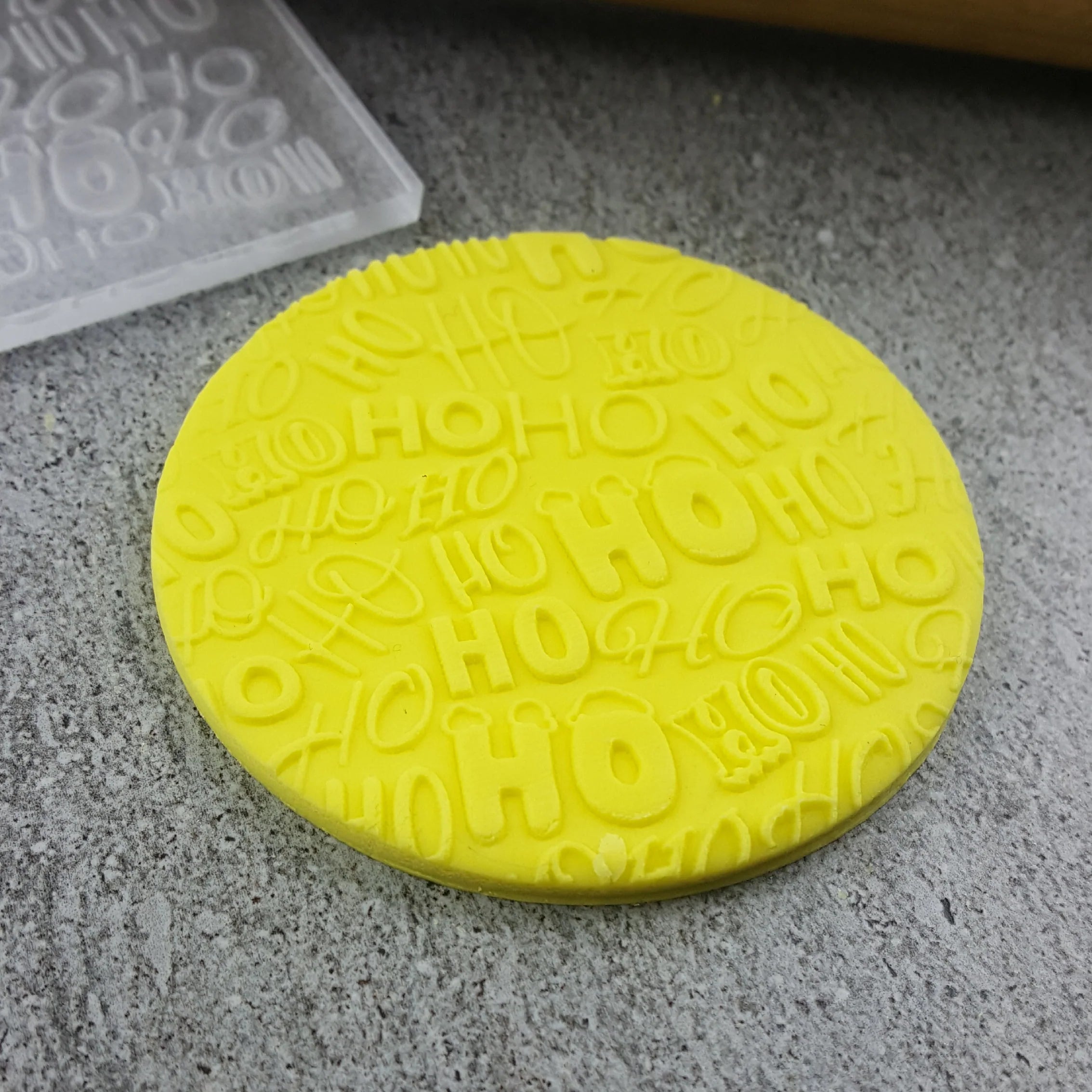 Ho Ho Ho Pattern Plate