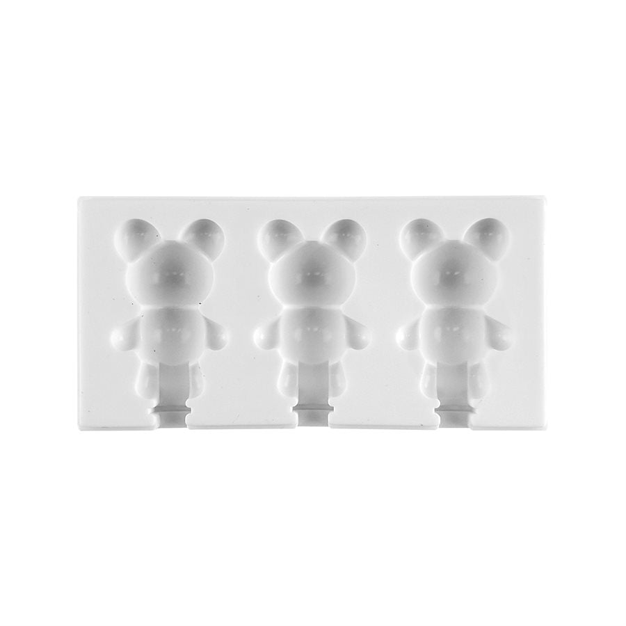 NY Cake 'Bear' Silicone Cakesicles Mold - 3 Cav