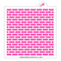 Small Brick Pattern Cookie Stencil