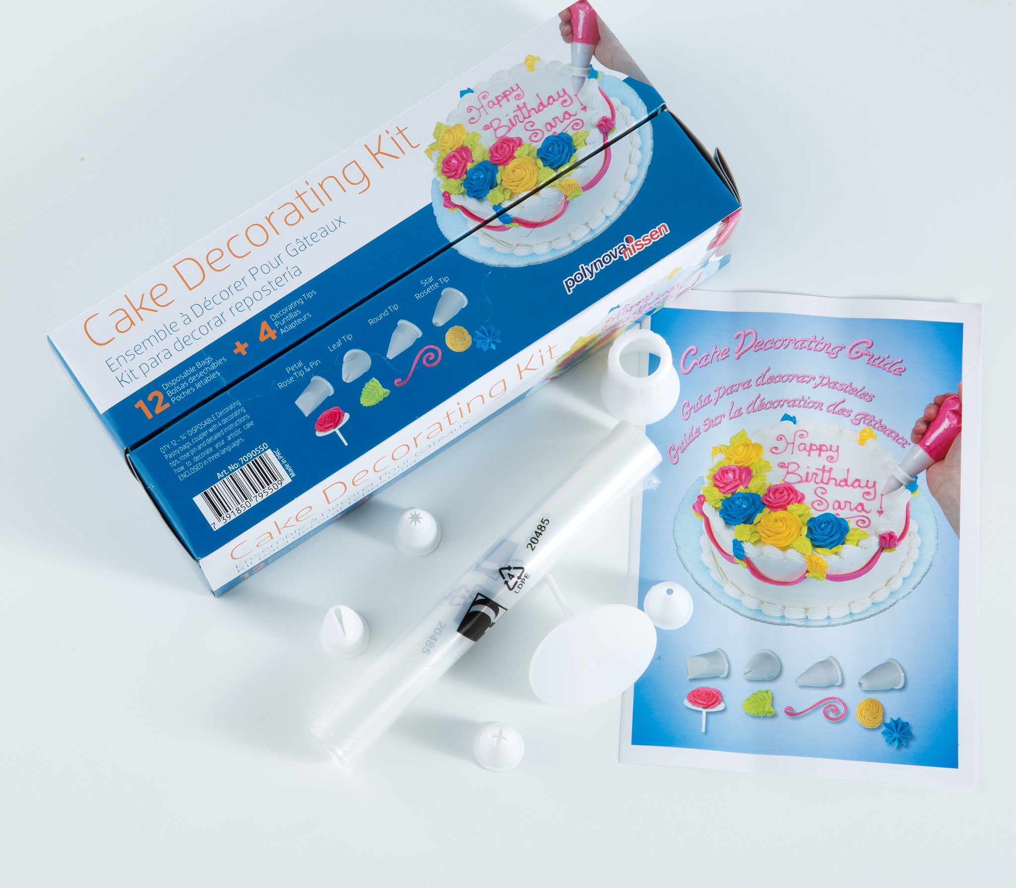 PolyNova Cake Decorating Kit Piping Kit
