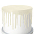 Satin Ice Cake Drip - White