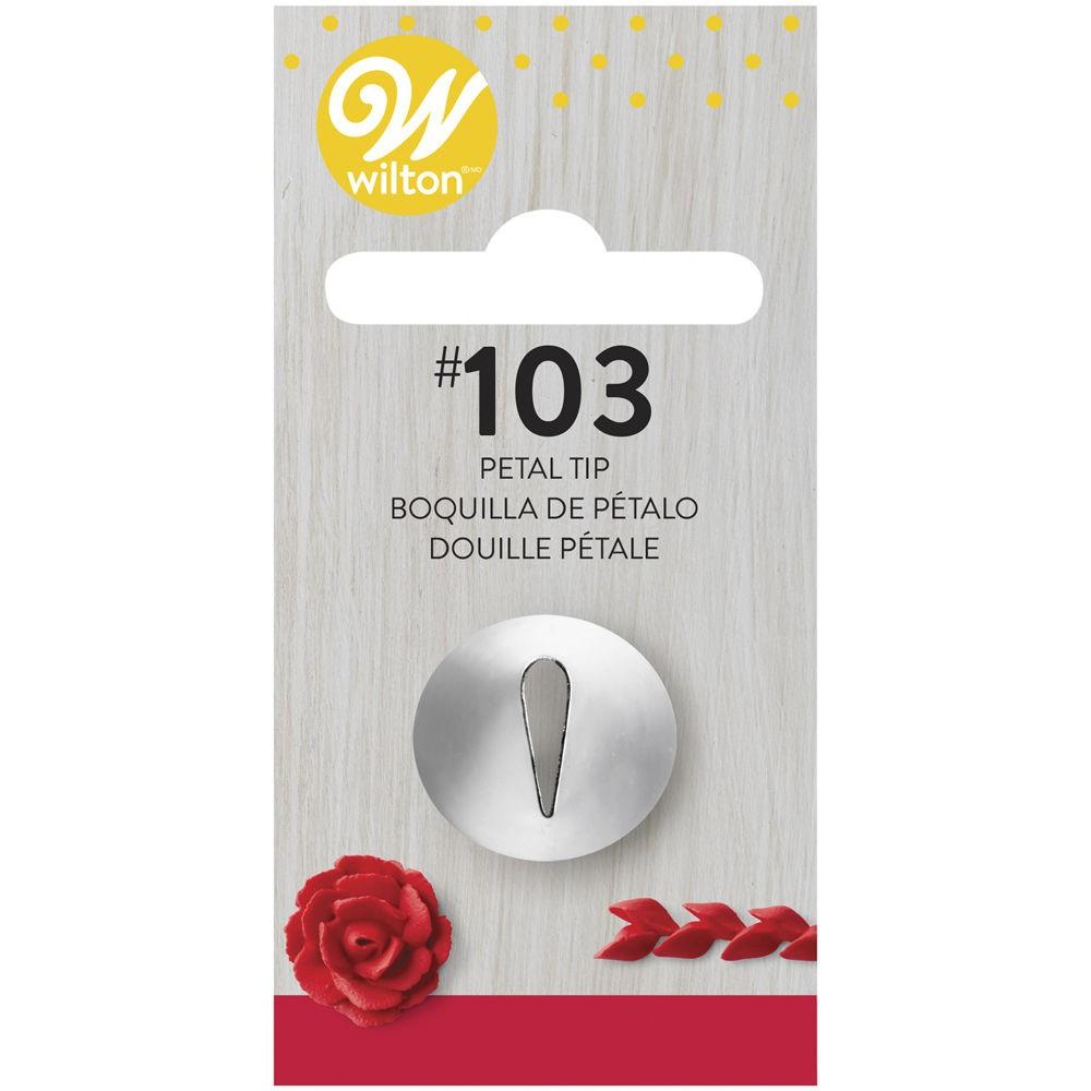 Wilton Petal Decorating Tip #103 Wilton Piping Tip - Bake Supply Plus