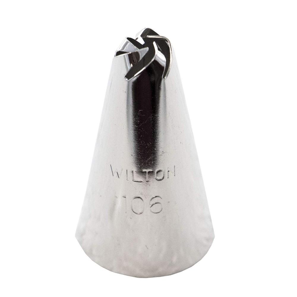 Wilton Drop Flower Decorating Tip #106 Wilton Piping Tip - Bake Supply Plus