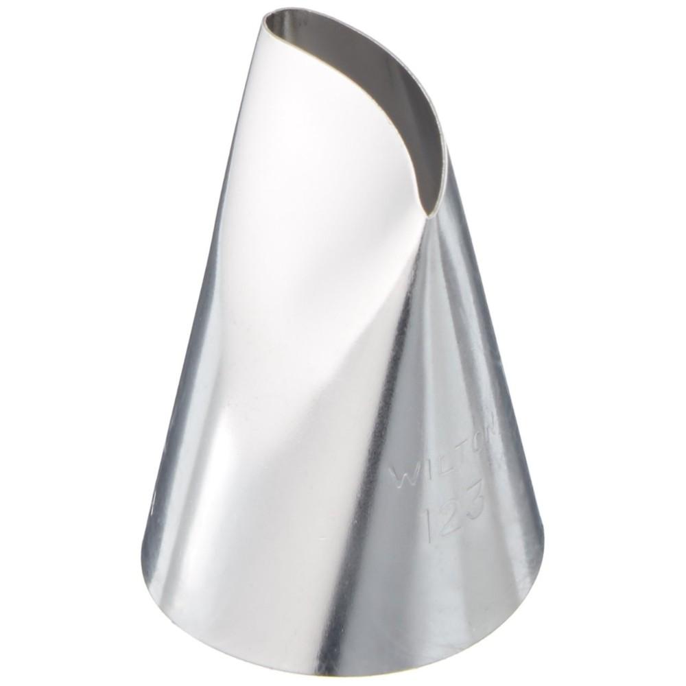 Wilton Petal Decorating Cake Tip #123 Wilton Piping Tip - Bake Supply Plus