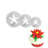 Calyx Poinsettia Cutter Set - Small NY Cake Fondant Cutter - Bake Supply Plus