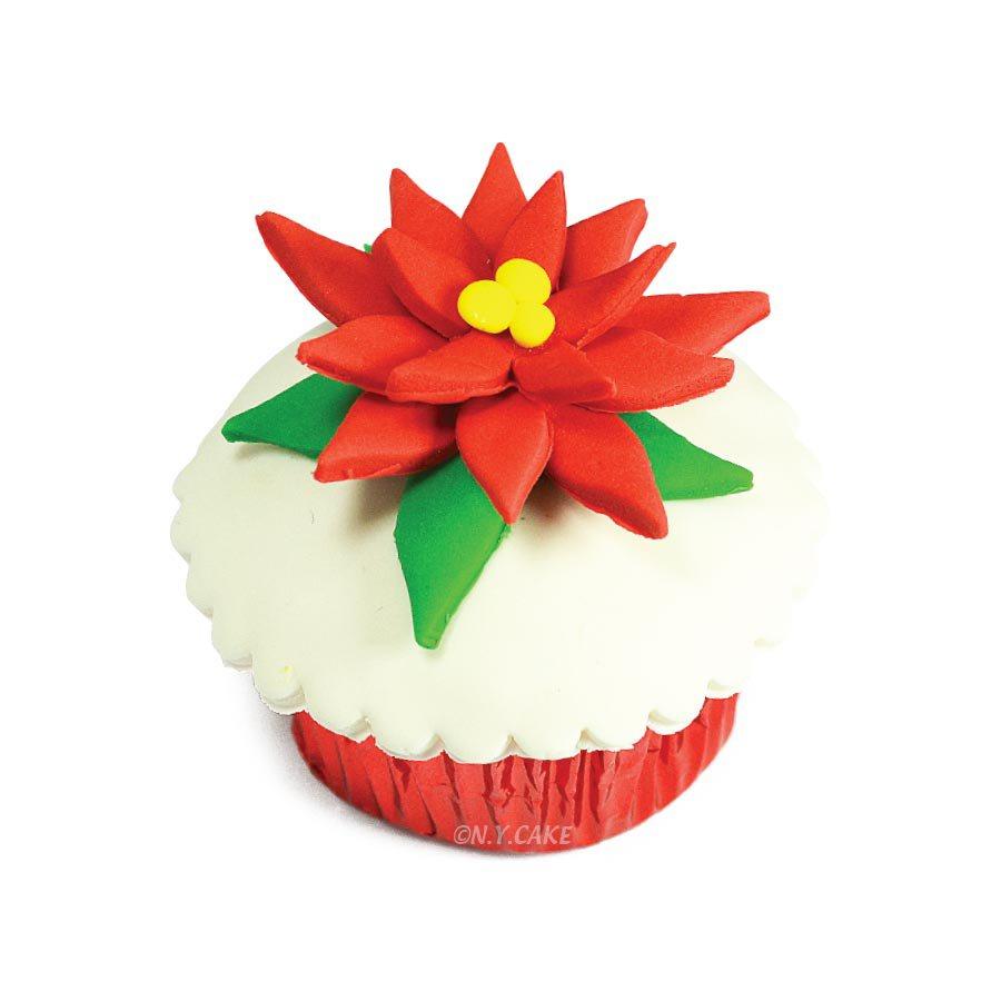 Calyx Poinsettia Cutter Set - Small NY Cake Fondant Cutter - Bake Supply Plus