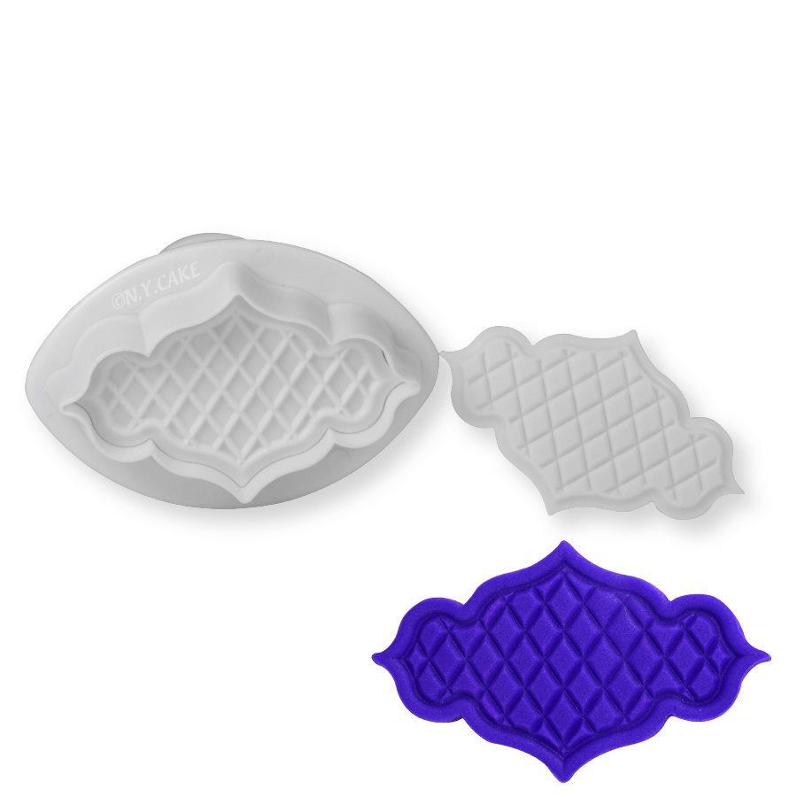 Plaque embossing plunger NY Cake Fondant Cutter - Bake Supply Plus