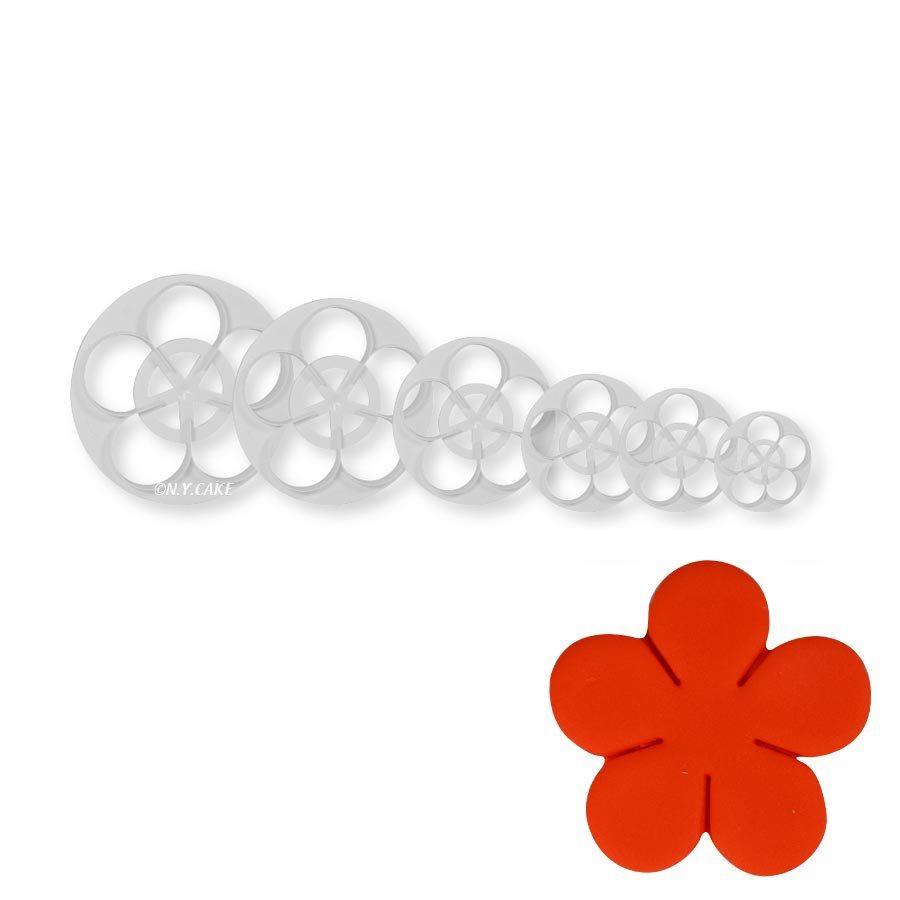 Rose Cutter Set - Small NY Cake Fondant Cutter - Bake Supply Plus