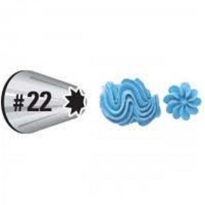 Wilton/Ateco Standard #22 Open Star Decorating Tip