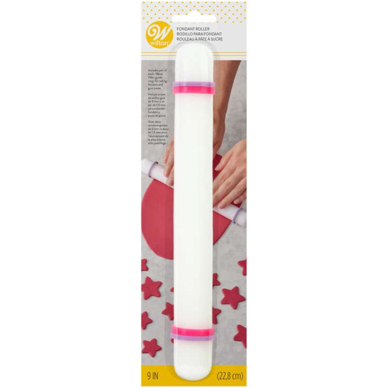 Fondant Roller, 9-Inch with Fondant Guides
