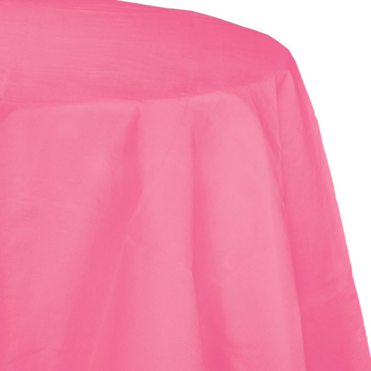Creative Converting Round Plastic-Lined Tablecover