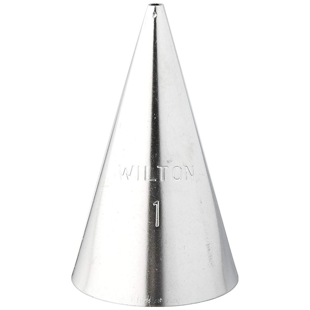Wilton Standard #1 Round Decorating Tip Wilton Piping Tip - Bake Supply Plus