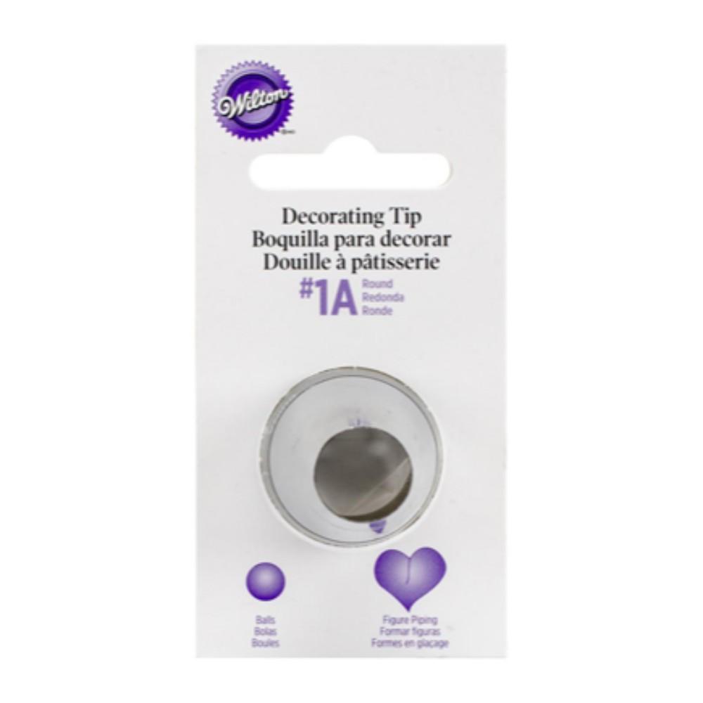 Wilton Round Decorating Tip #1A Wilton Piping Tip - Bake Supply Plus