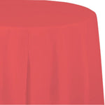 Creative Converting Round Plastic-Lined Tablecover