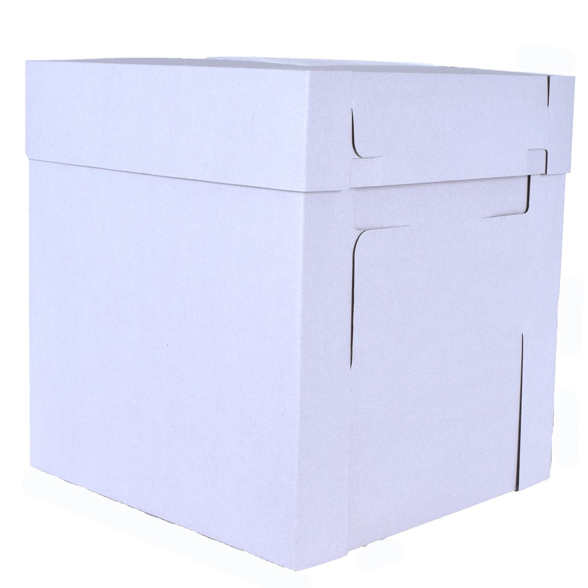 Tiered White Cake Box With Window  — All Sizes
