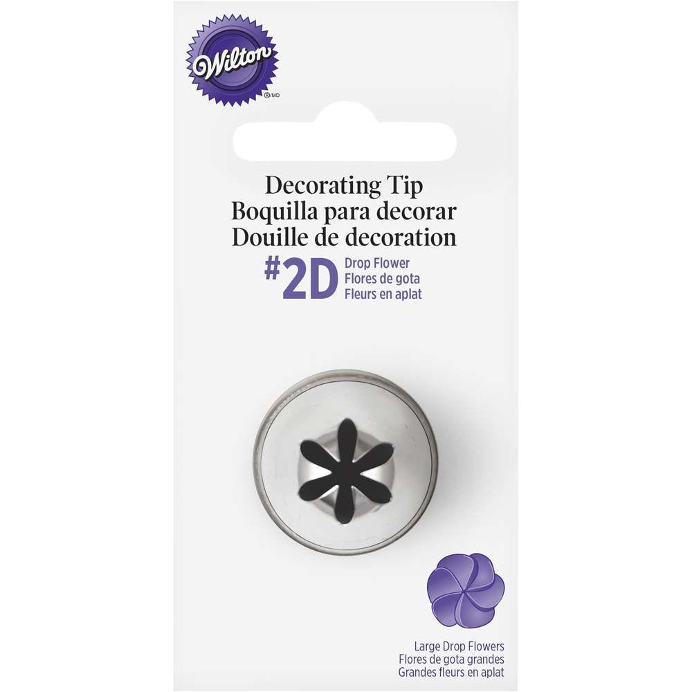 Drop Flower Piping Tip #2D Wilton Piping Tip - Bake Supply Plus