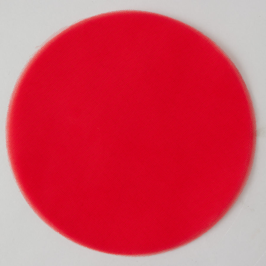 Tulle Circles 9' 25pc/bag - Red