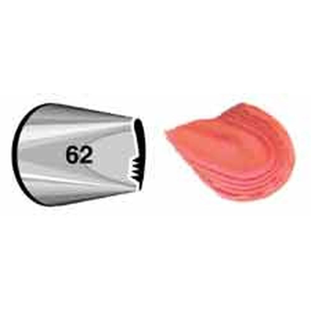 Wilton Petal Decorating Tip #62 Wilton Piping Tip - Bake Supply Plus