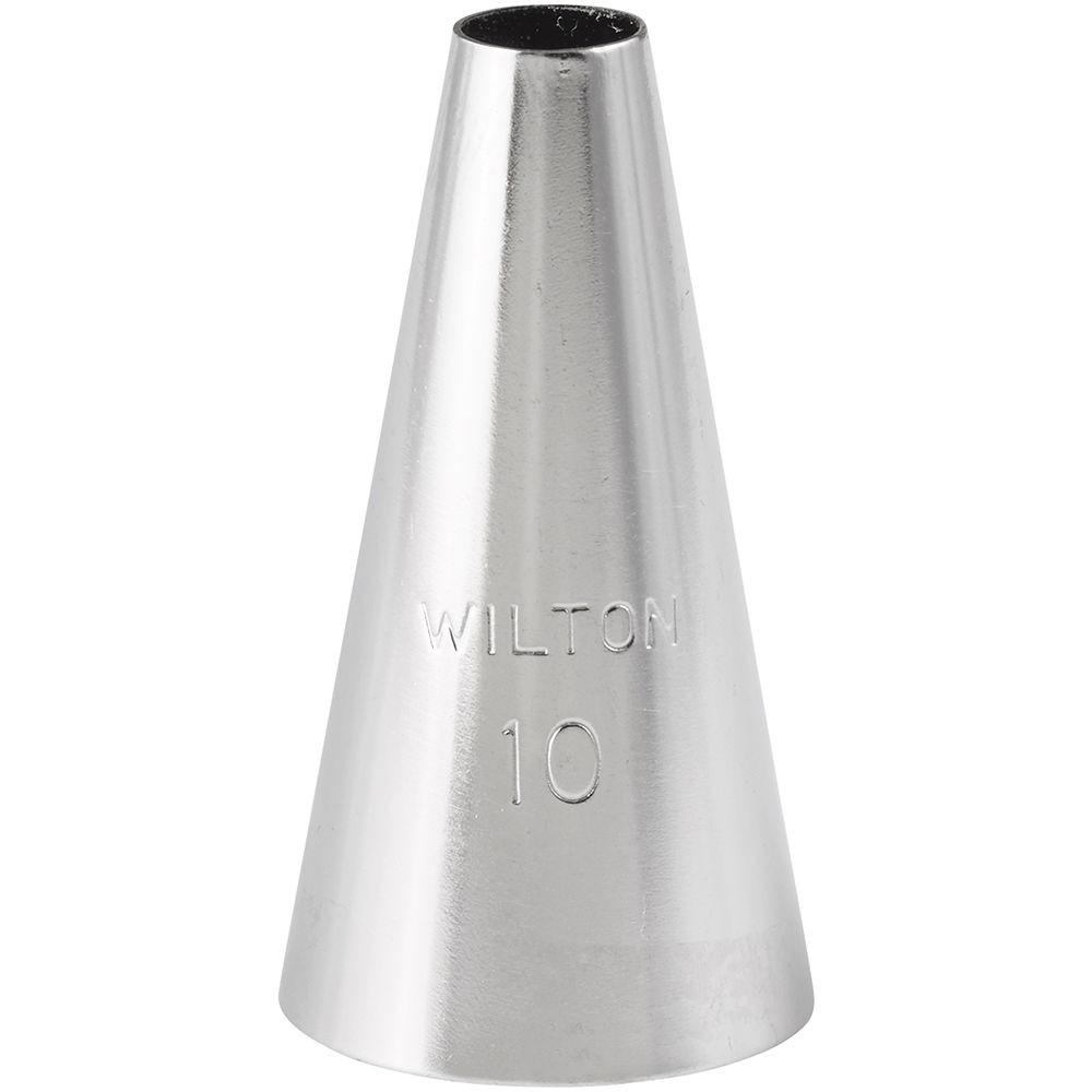 Wilton Standard #10 Round Decorating Tip Wilton Piping Tip - Bake Supply Plus