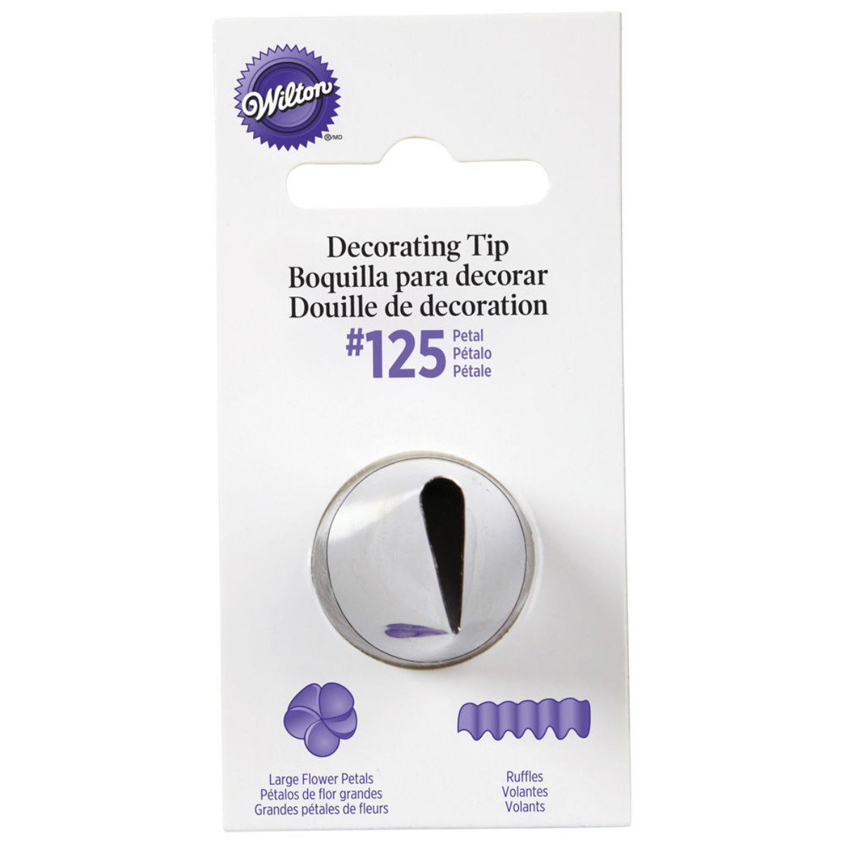 Wilton Large Petal Tip #125 Wilton Piping Tip - Bake Supply Plus