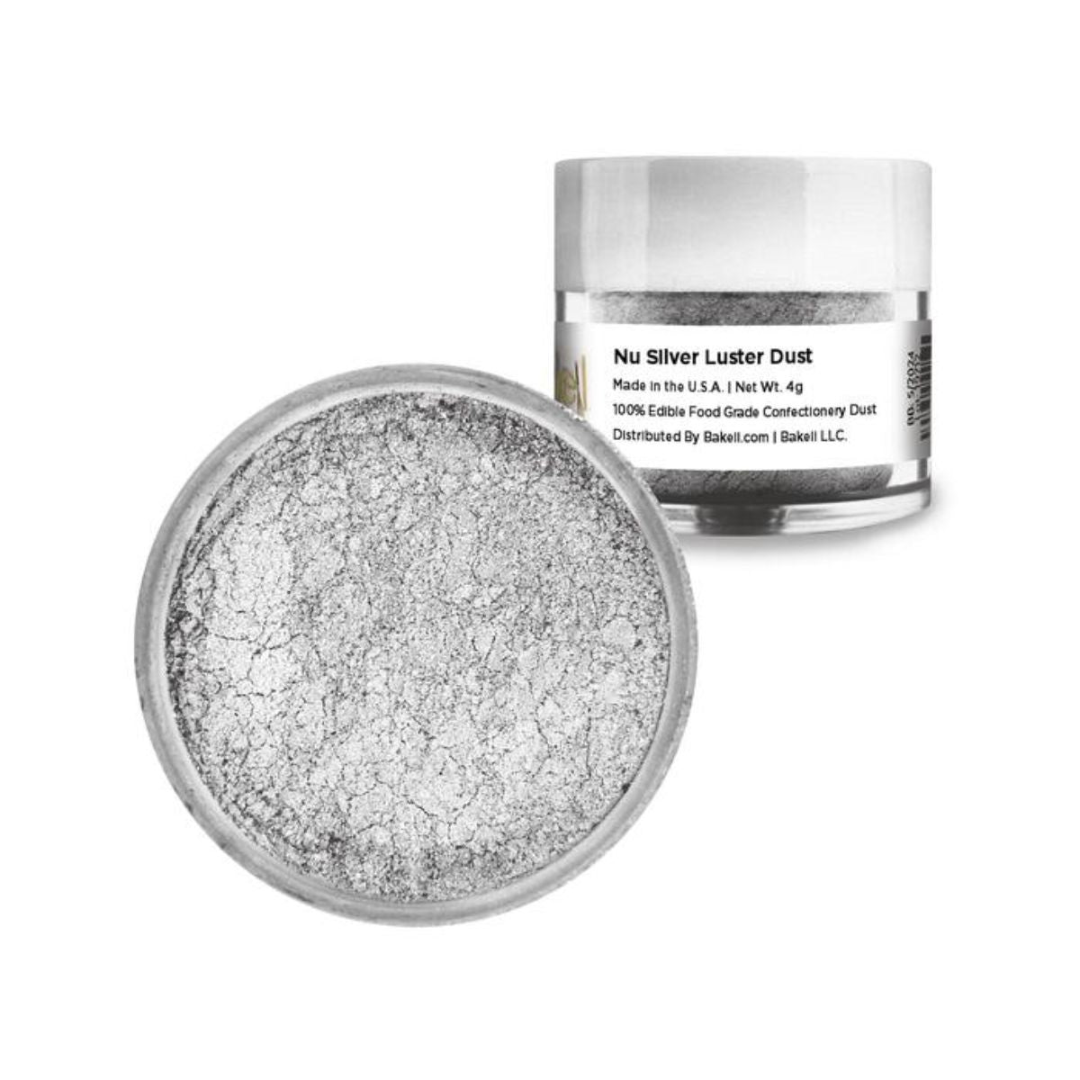 Bakell Nu Super Silver Luster Dust