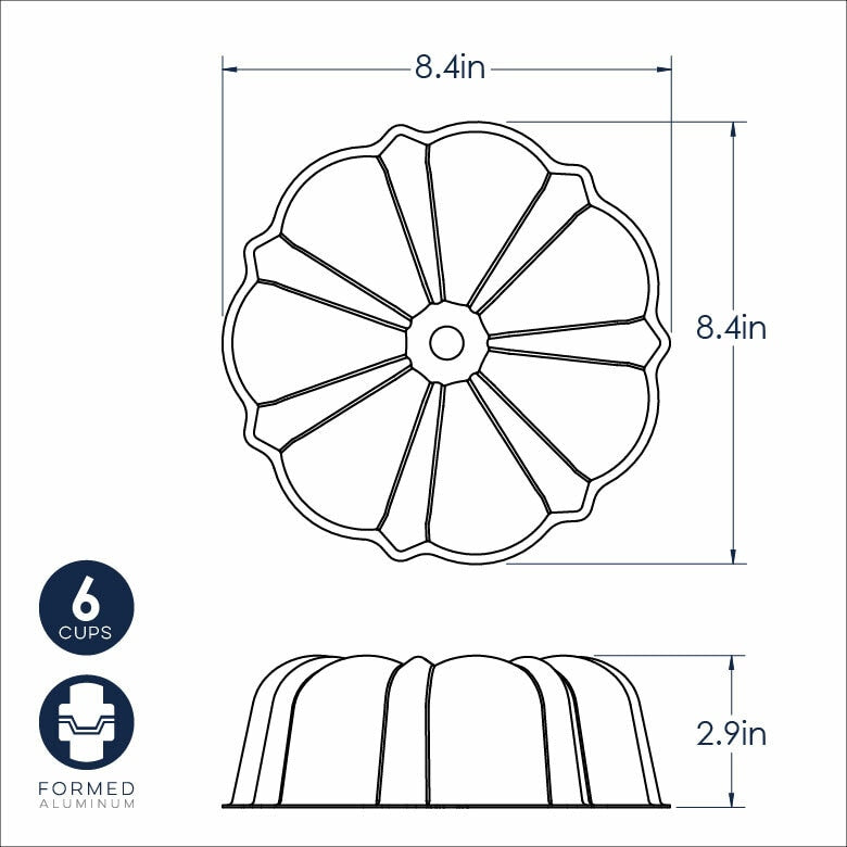 Bundt Pan 6 cup NoridicWare
