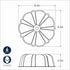 Bundt Pan 6 cup NoridicWare