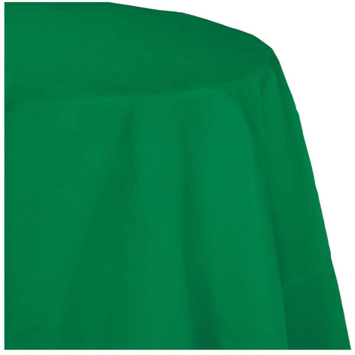 Creative Converting Round Plastic-Lined Tablecover