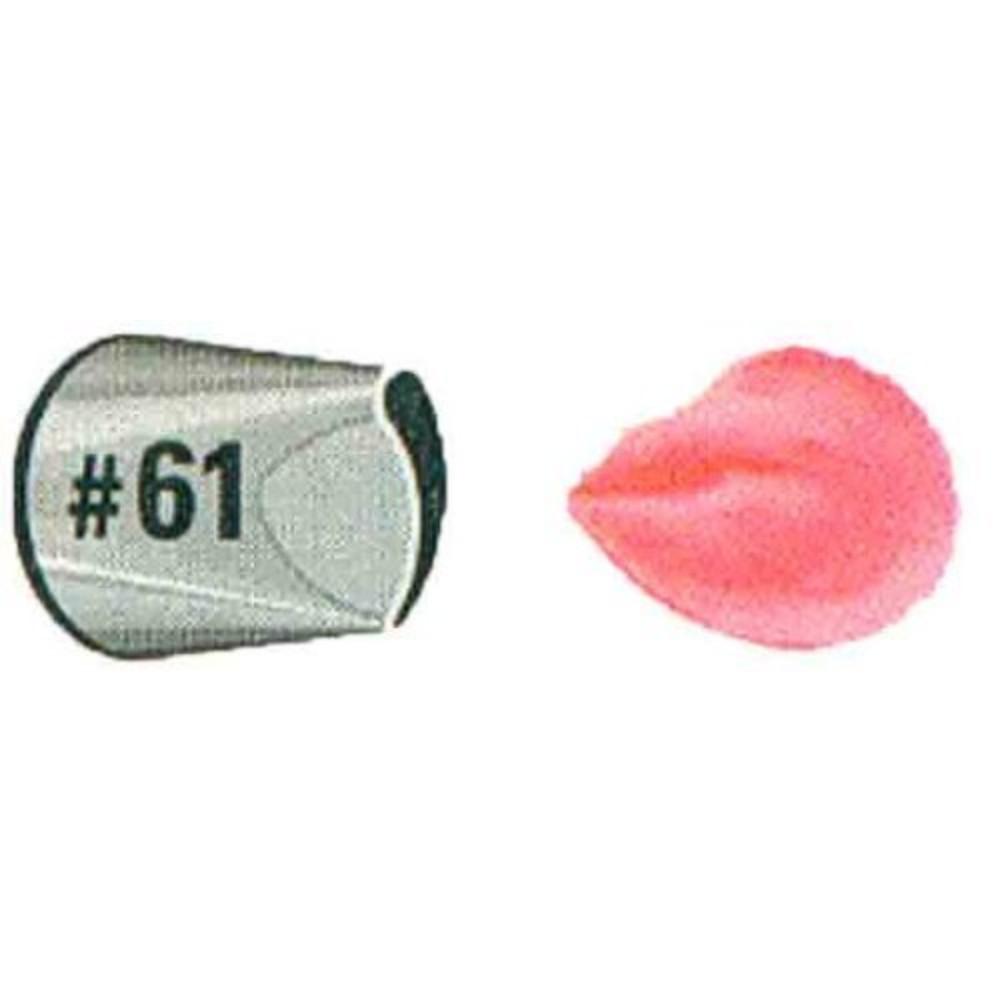 Wilton Petal Decorating Cake Tip #61 Wilton Piping Tip - Bake Supply Plus