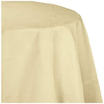 Creative Converting Round Plastic-Lined Tablecover
