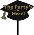 Grad Value Yard Sign - Black & Gold