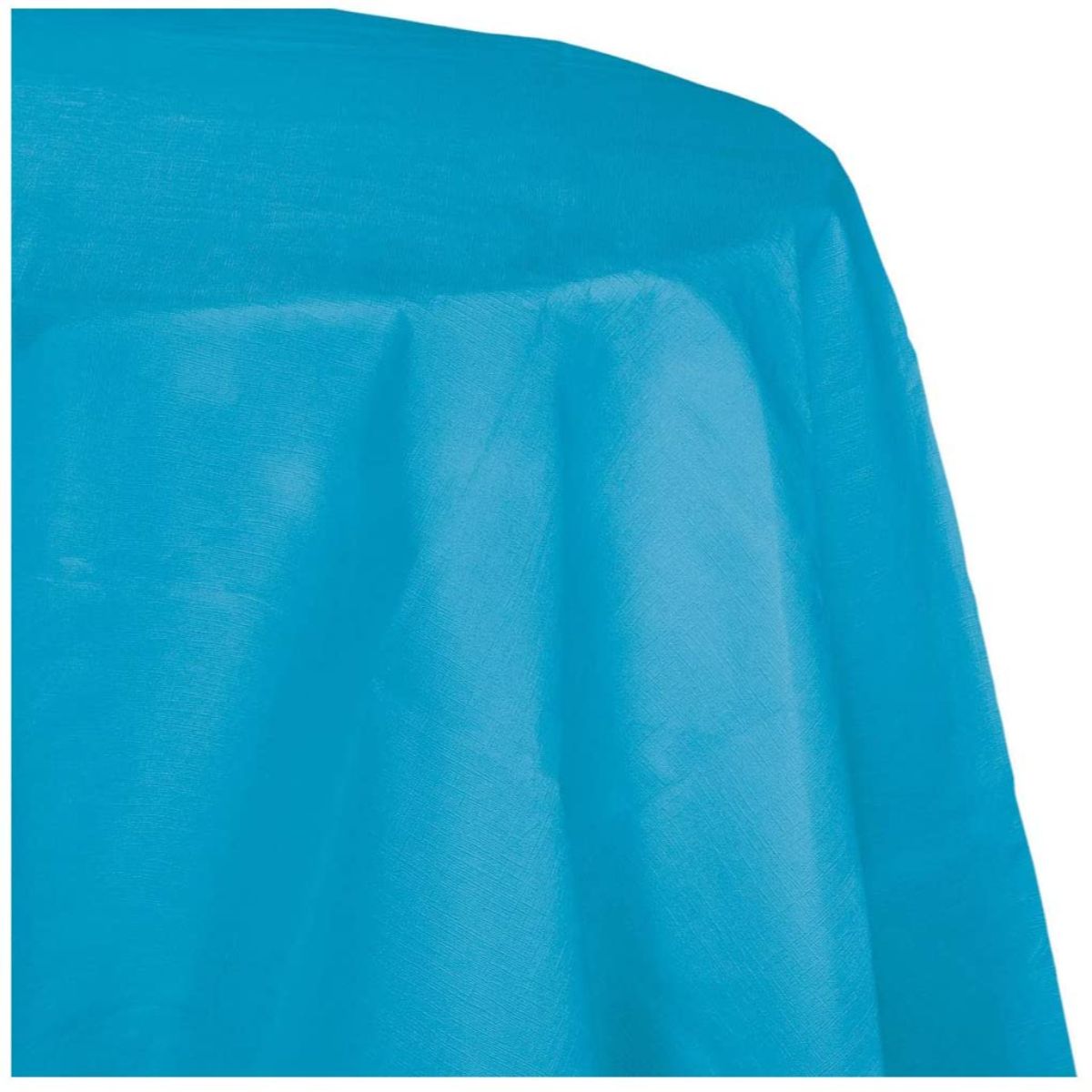 Creative Converting Round Plastic-Lined Tablecover