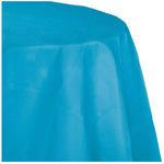 Creative Converting Round Plastic-Lined Tablecover