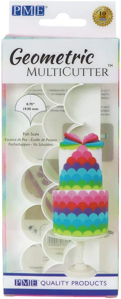 PME Geo Multi cutter Fish Scale Set
