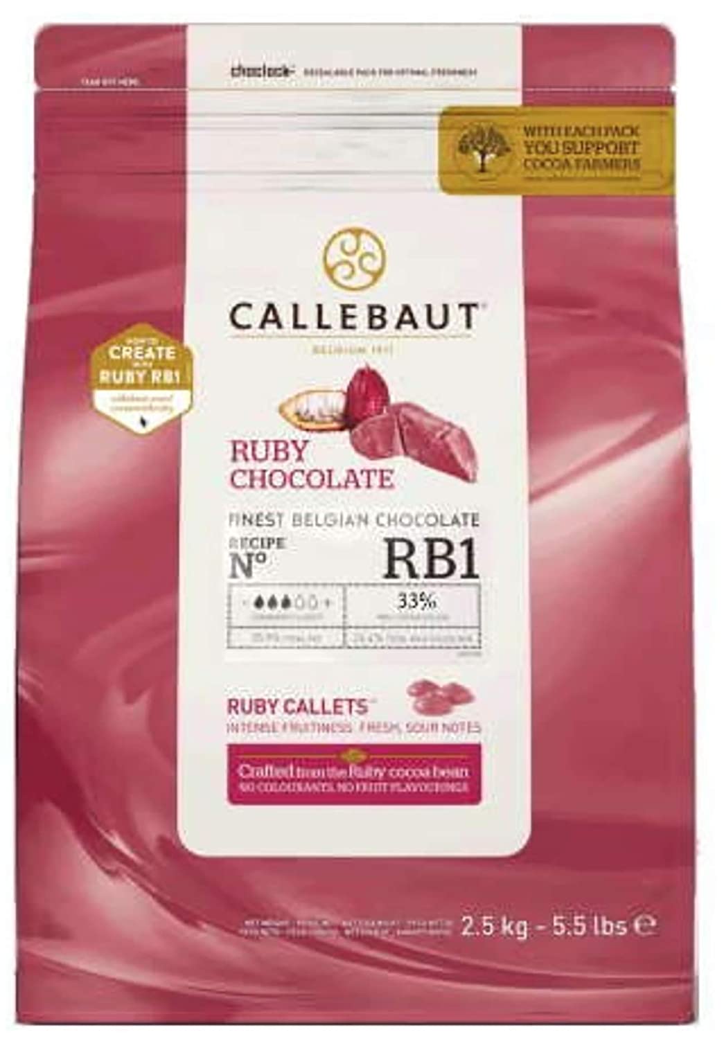 Callebaut Ruby Chocolate Callets – Bake Supply Plus