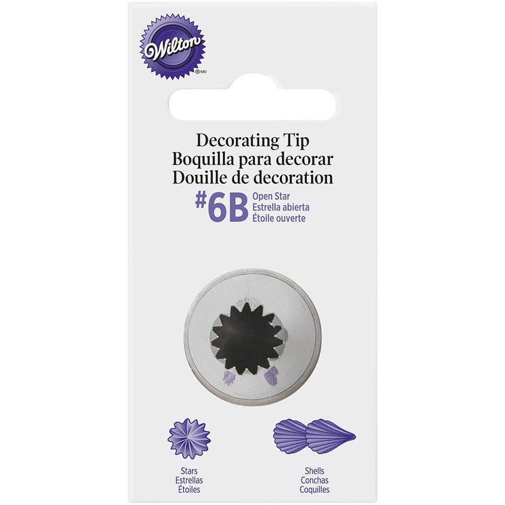 Wilton Open Star Tip#6B Wilton Piping Tip - Bake Supply Plus