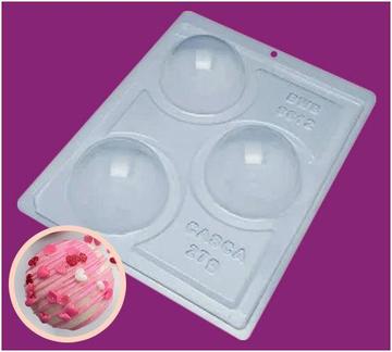 70mm Hemisphere 3pc Chocolate Mold